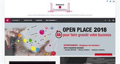 Desktop Screenshot of bordeaux-place-financiere-tertiaire.com